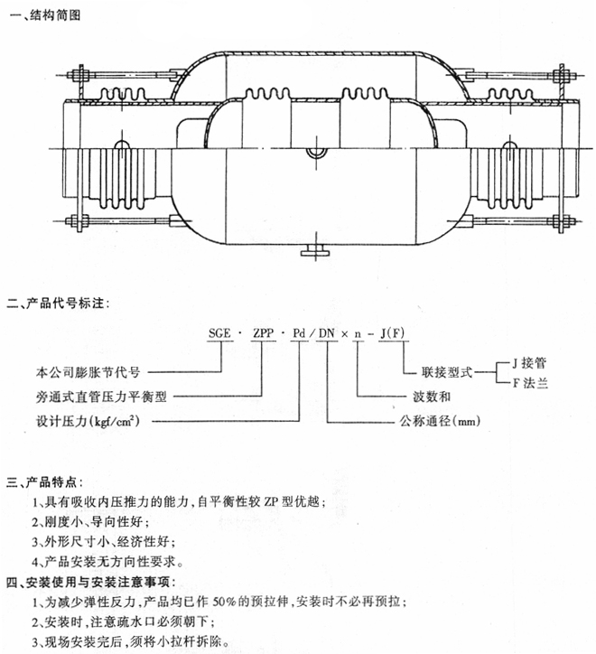 旁通直管壓力平衡型HYPP